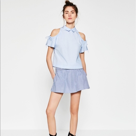 Zara cold shoulder top Clearance